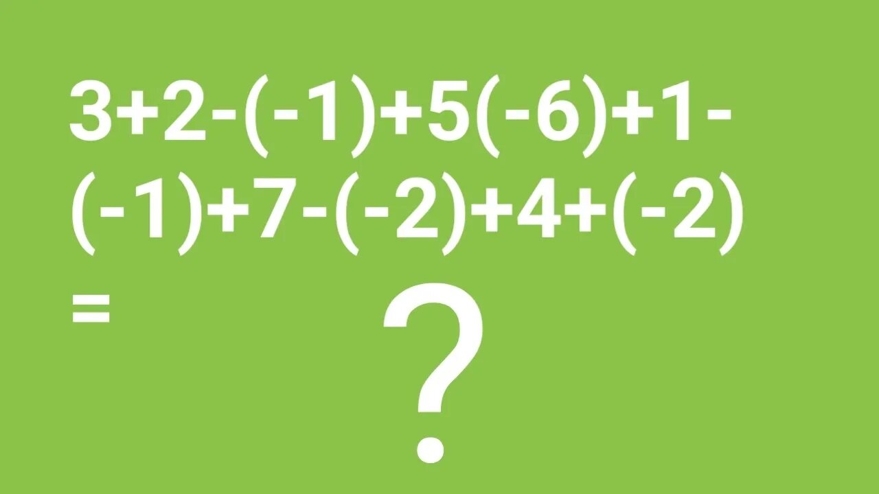 what will be the answer? can you solve it? practice// make your own question // #integers #6thclass