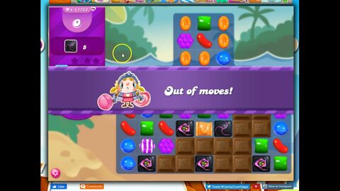 Candy Crush Level 1783 Talkthrough, 11 Moves 0 Boosters