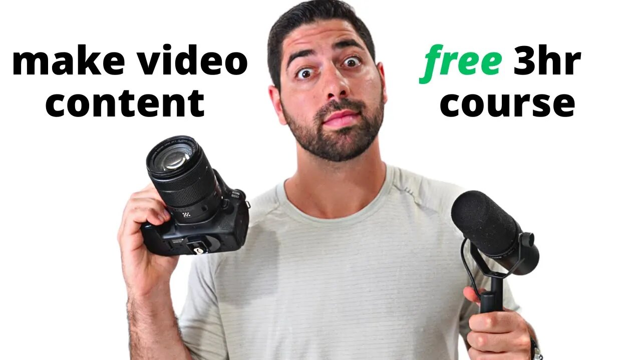 How To Make Video Content for Social Media (Free Course)