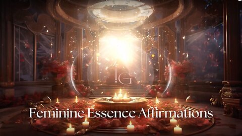 Affirmations For Feminine Essence | Subliminal Sleep Affirmations | Ambient Binaural Music