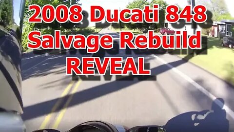 2008 Ducati 848 Salvage Rebuild Reveal