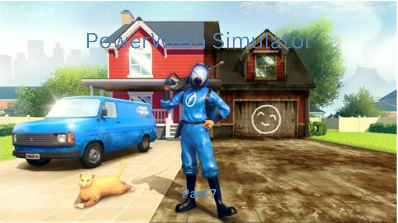 PowerWash Simulator Part 7-A Huge House (No Commentary)