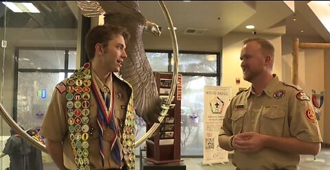 Local Eagle Scout makes History