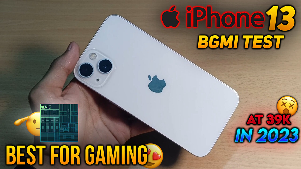 iPhone 13š„ BGMI Test at 39kšµ | iPhone 13 Pubg Test, Heating & Battery Test | Best For Gaming in 2023