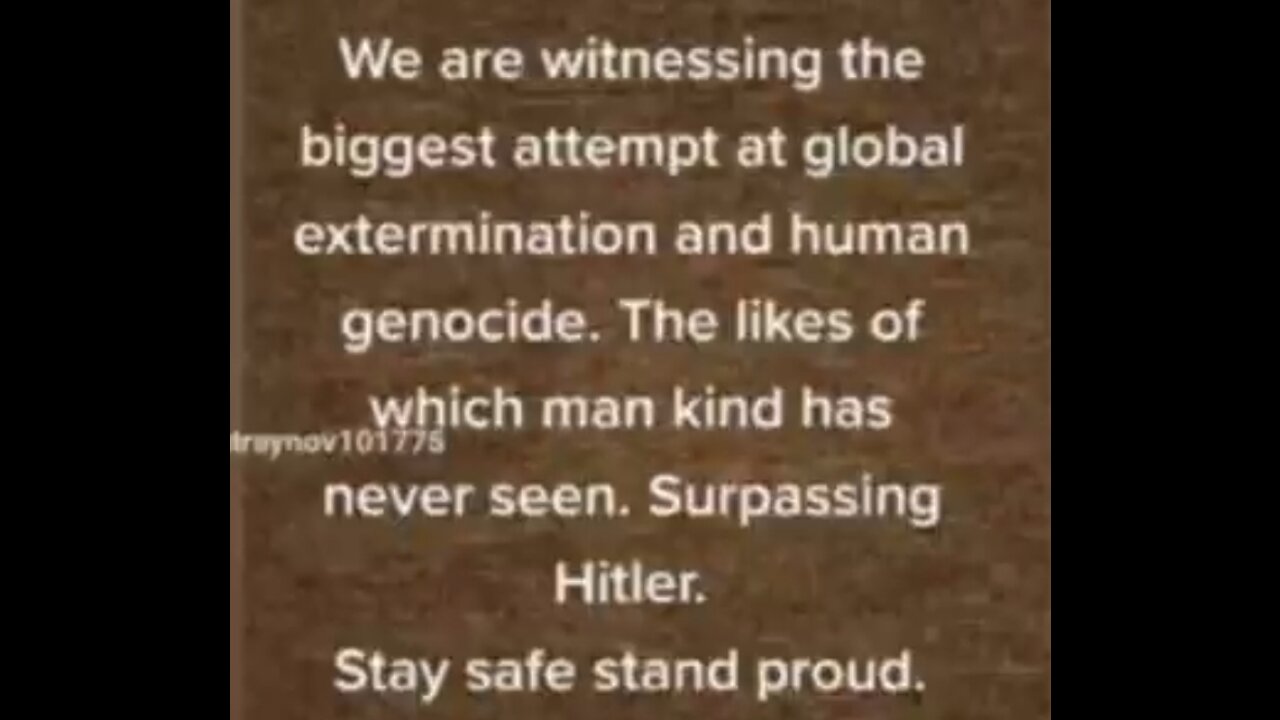 Whats Happening? Its Biblical.