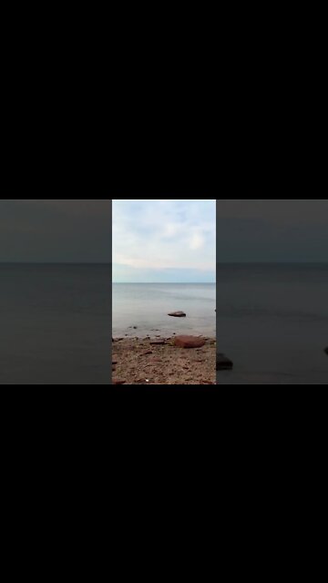 Hidden area of the beach