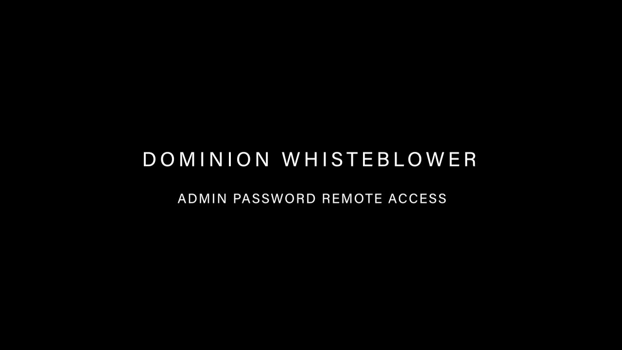 Dominion Whistleblower