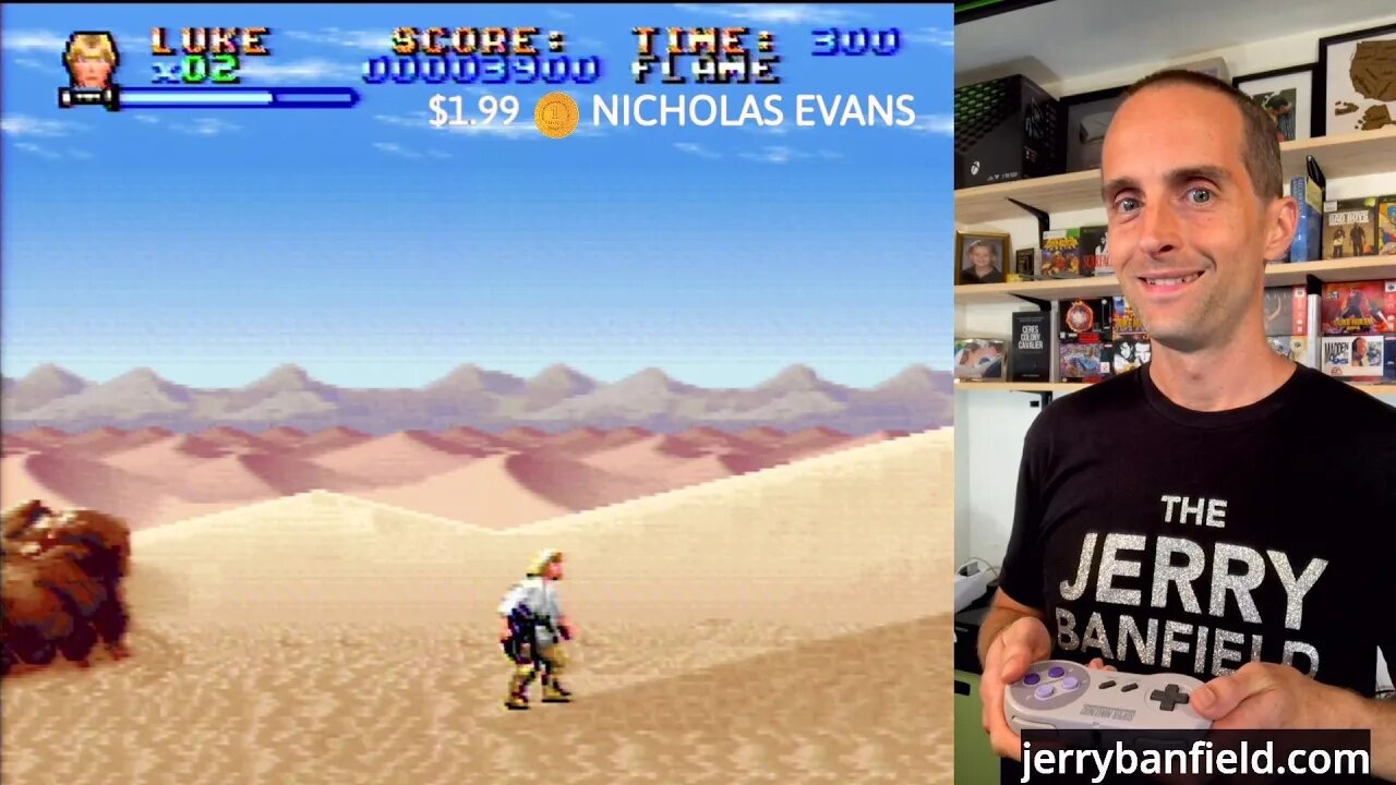 SNES Super Star Wars Live with Jerry Banfield!