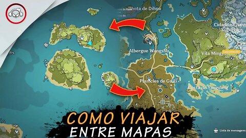 Genshin Impact, Como viajar entre mapas | Super Dica PT-BR