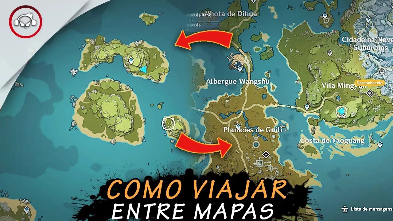 Genshin Impact, Como viajar entre mapas | Super Dica PT-BR