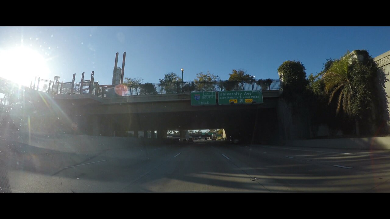 Blasian Babies Dada Drives Down I-8 To Hwy 15 (4K)