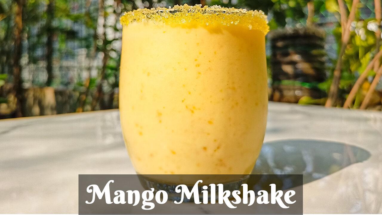 Mango Milkshake in 3 minutes | ম্যাঙ্গো মিল্কশেক | Fresh Mango Shake | Super Yummy Mango Milkshake