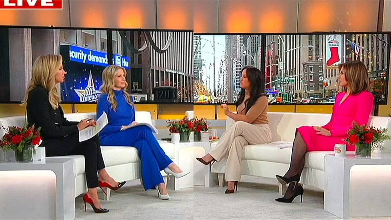 Lisa Boothe, Emily Compagno, Cheryl Casone and Kayleigh McEnany Dec 11 2023