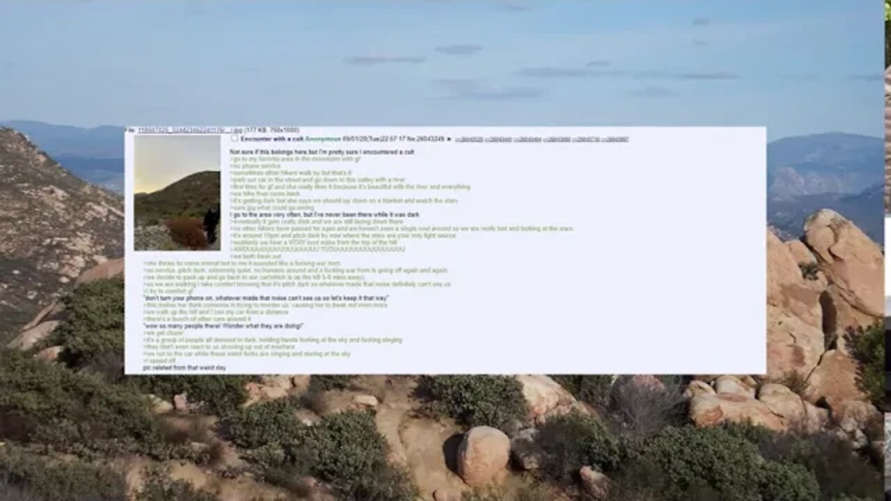 Mountain Cultists 4Chan Scary Story /X/ 2