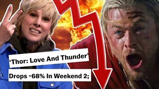 Thor Love and Thunder DROPS 68% at Box Office - Tracking Worse Than Doctor Strange 2