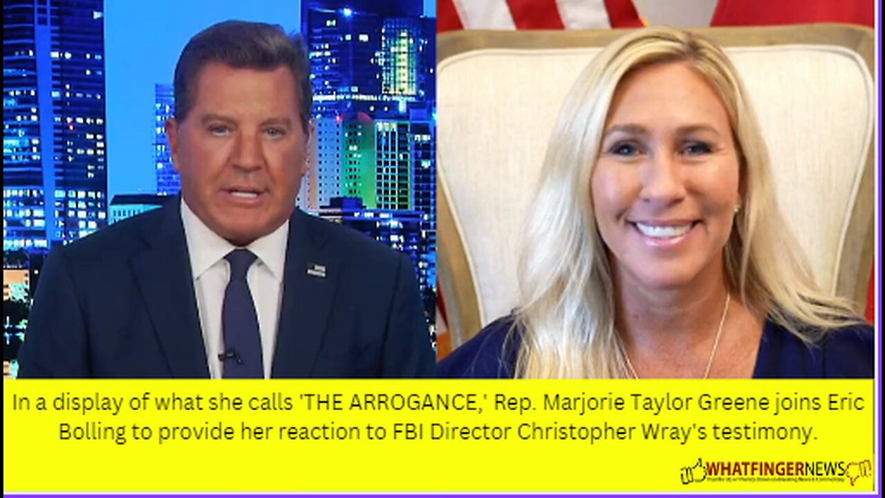 In a display of what she calls 'THE ARROGANCE,' Rep. Marjorie Taylor Greene joins Eric Bolling