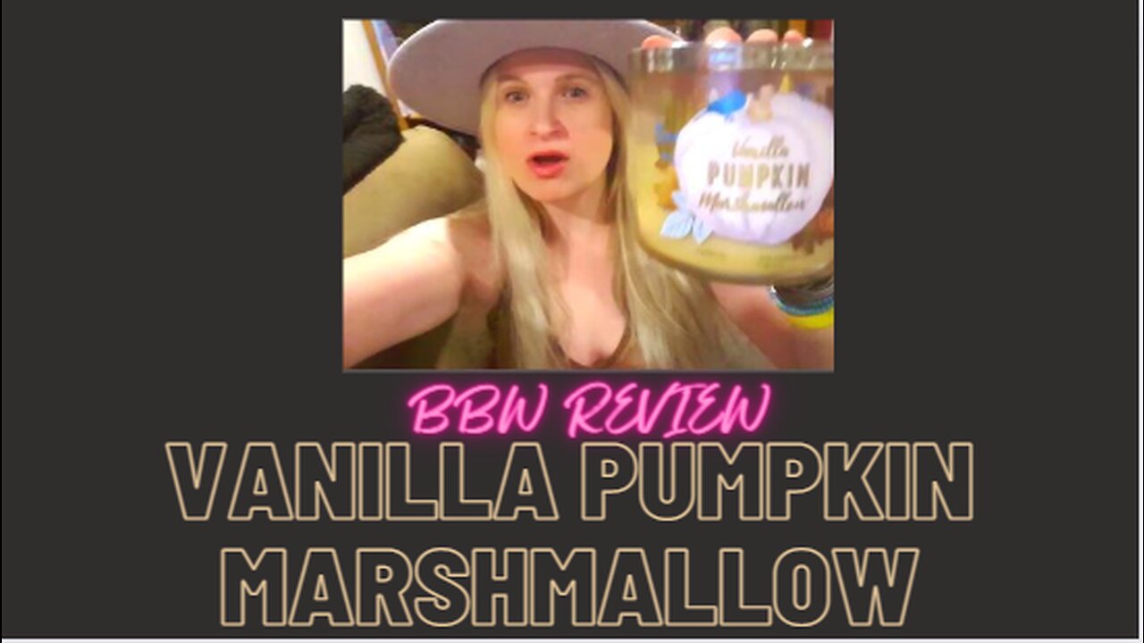 2022 Bath & Body Works Vanilla Pumpkin Marshmallow Candle Review👑 #bathandbodyworks #candles