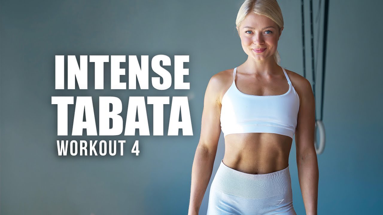 12 MIN - TABATA DAY 4 - FULL BODY - INTENSE - No Equipment Home Workout