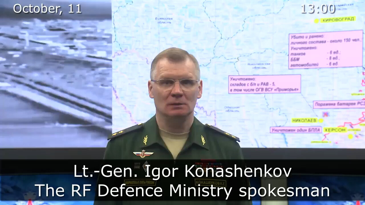 β‘οΈπ·πΊπΊπ¦(10/11/2022) RUSSIAN DEFENCE MINISTRY REPORT ON THE SPECIAL MILITARY OPERATION IN UKRAINE