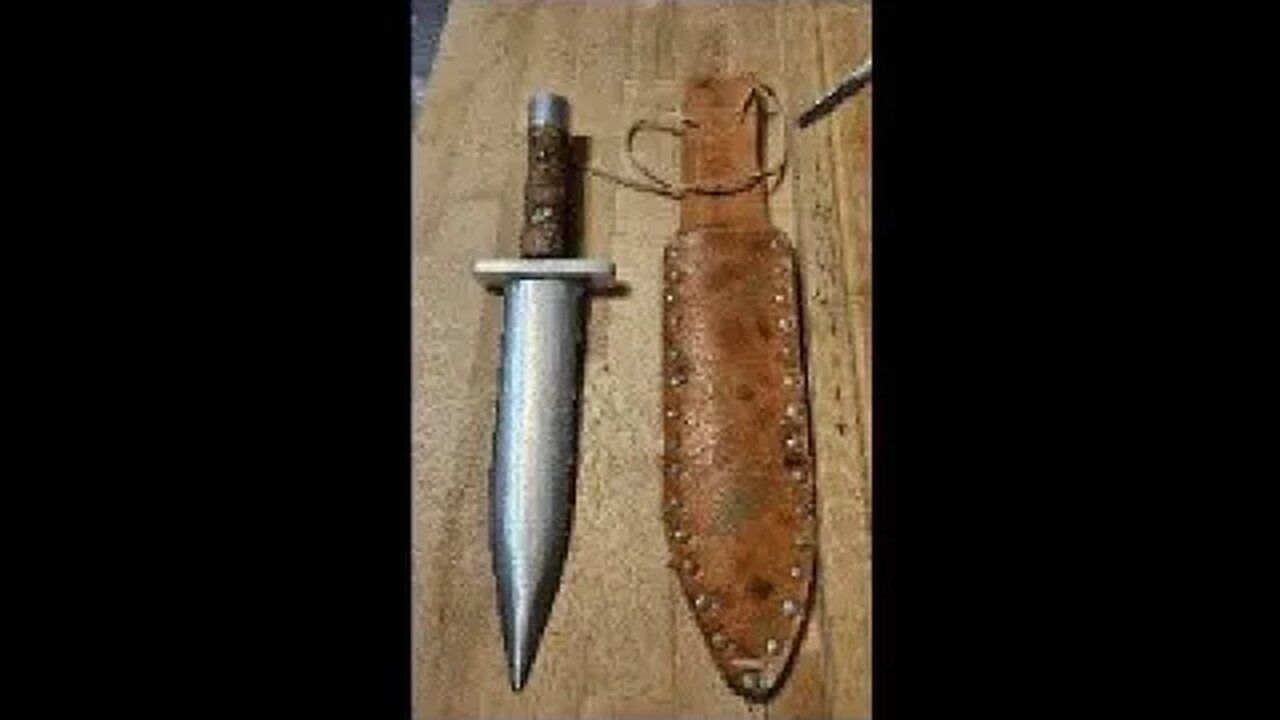 This Olde Knife Live Stream, Working on the handle material this morning