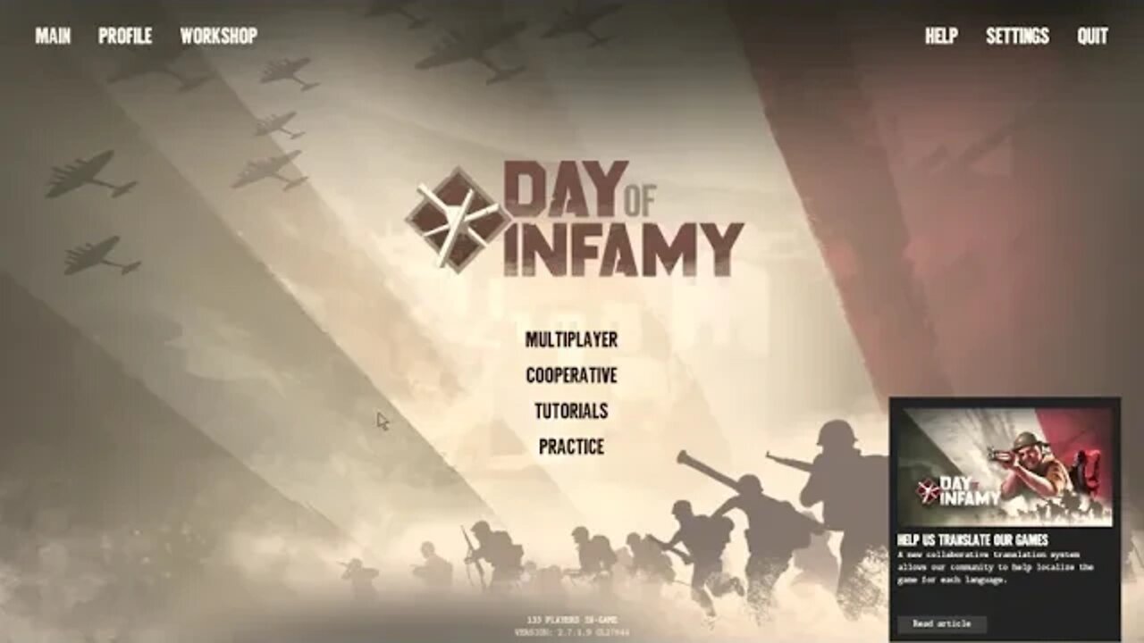 Day of Infamy Gameplay From 1/21/2017