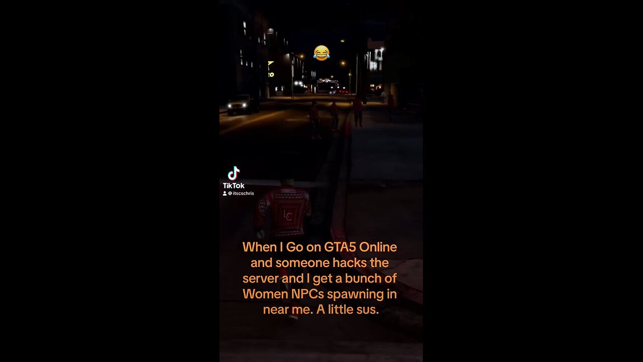 GTA 5 sus moment hacker hacked the server.