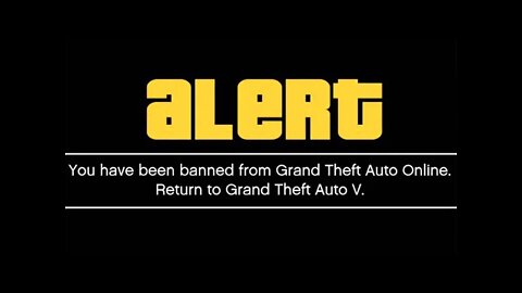 I got banned from GTA Online again