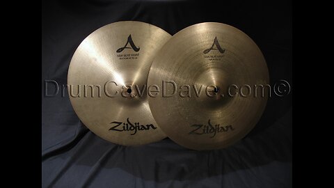 14” Zildjian A series New Beat Hi Hat cymbals - modern era!