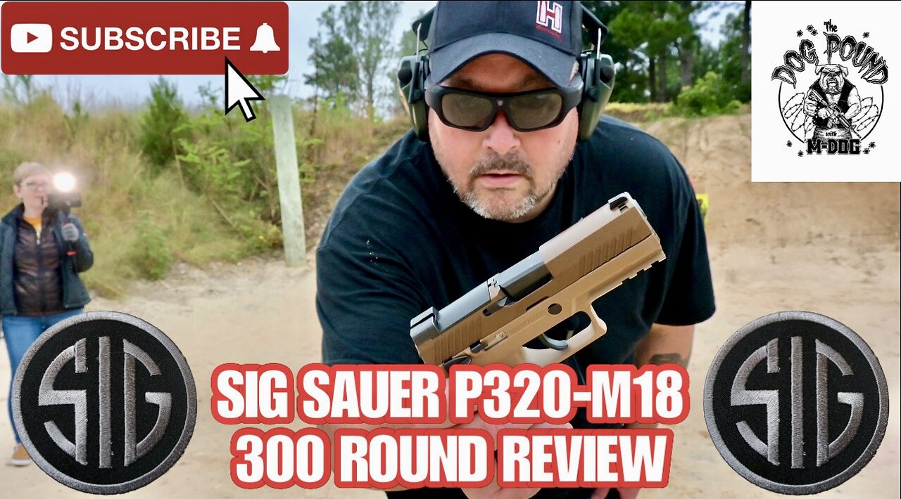 SIG SAUER P320-M18 9MM 300 ROUND REVIEW!