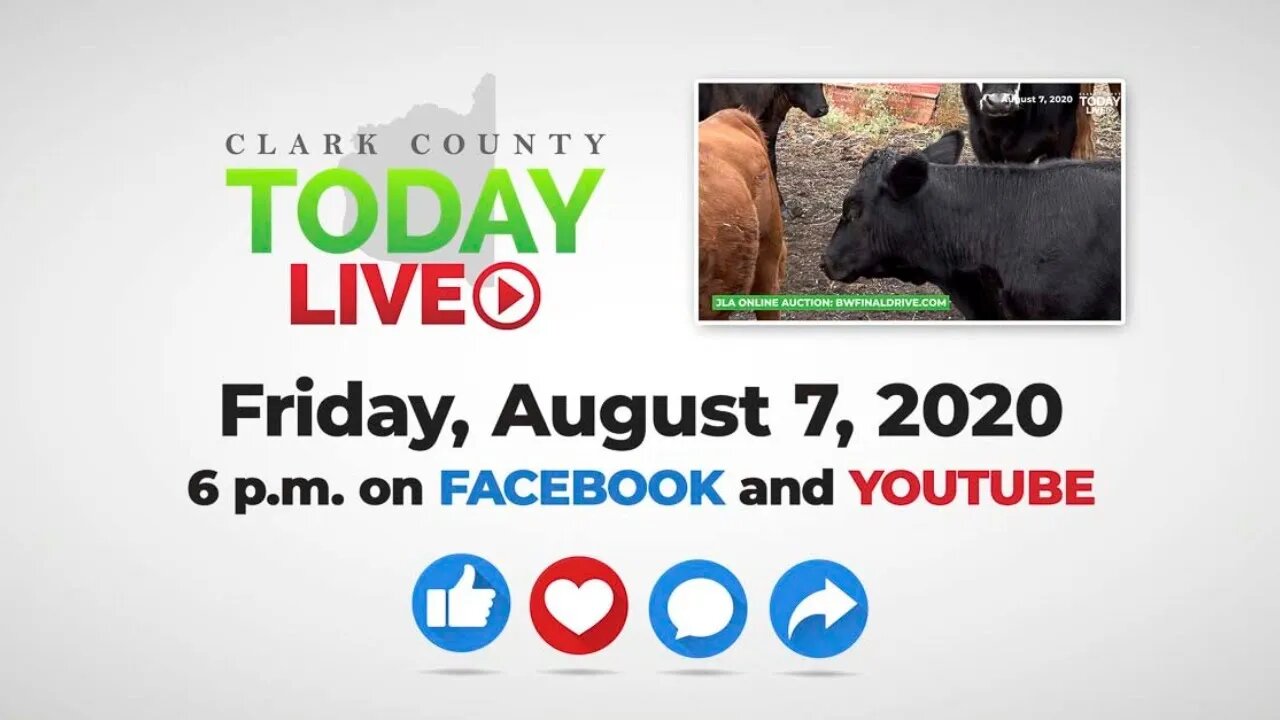 WATCH: Clark County TODAY LIVE • Friday, August 7, 2020