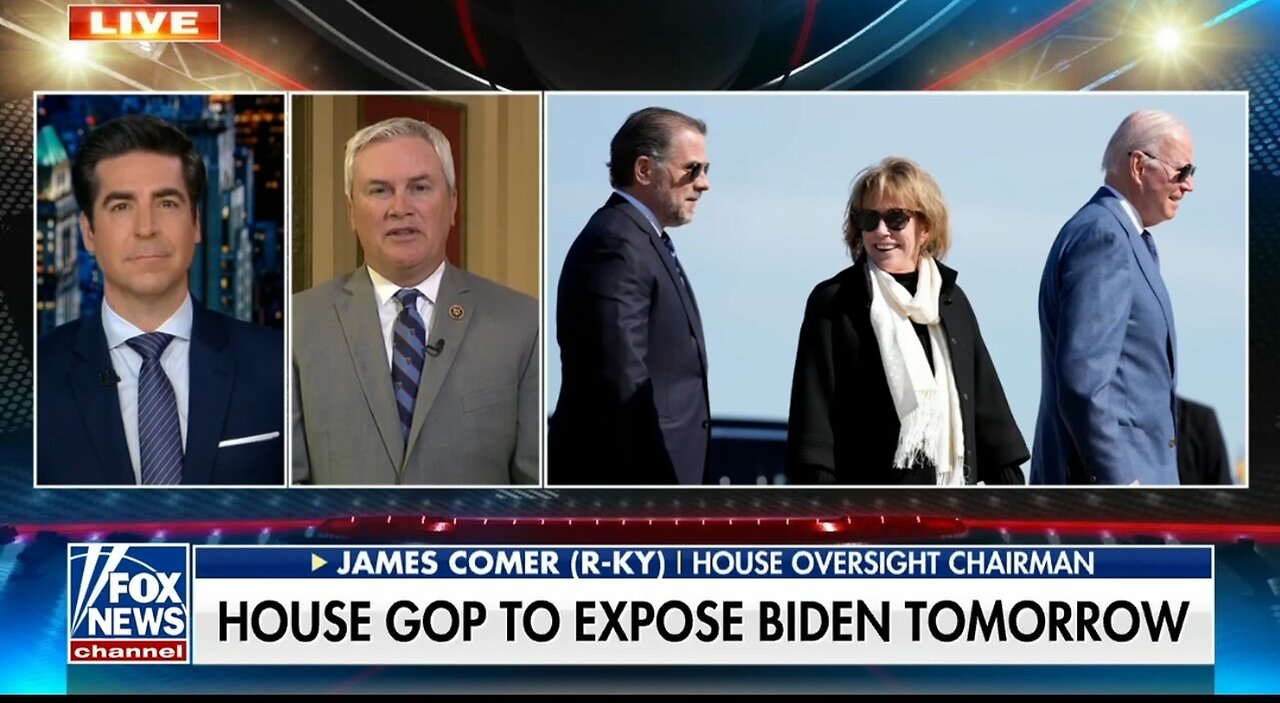 Rep Comer: Biden's Are Like An Organized Crime Unit