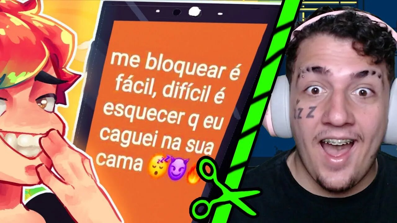 status mais MALUCOS do ZAP de volta (ft. Ycro e Casca) - Léo Muriel React