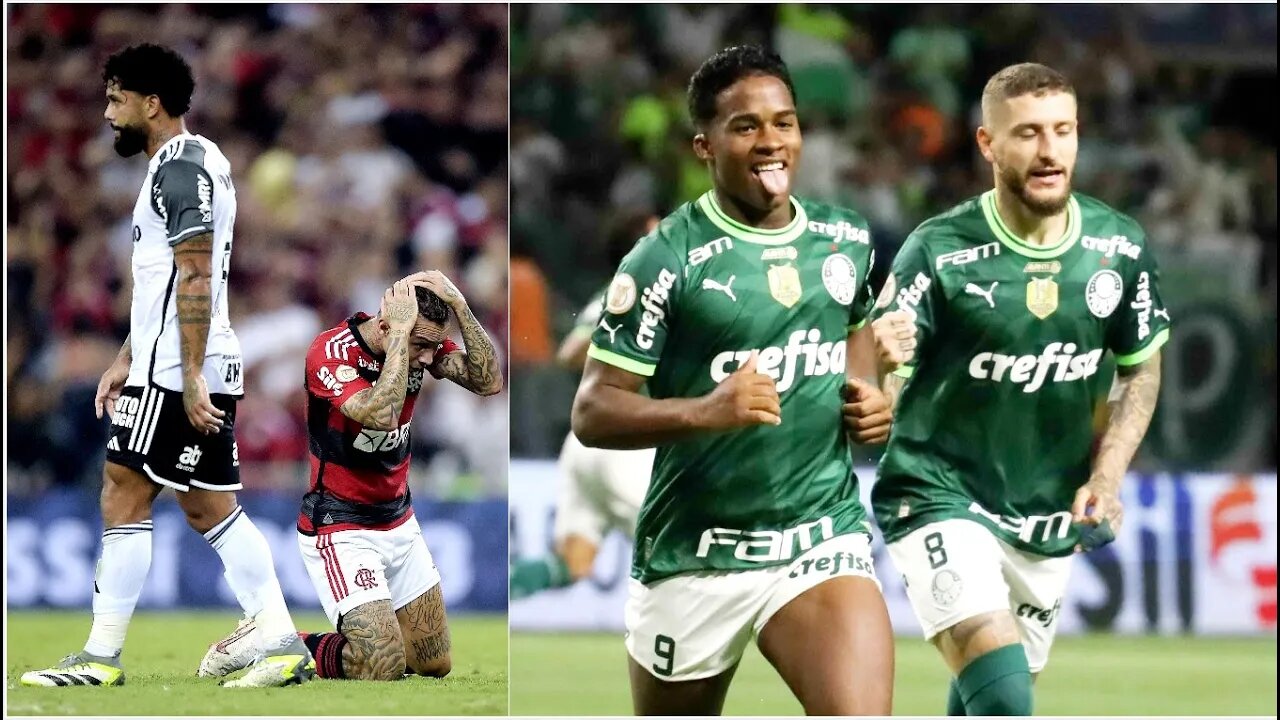 VERDÃO MAIS PERTO DO TÍTULO! Palmeiras GOLEIA o América-MG, e Flamengo LEVA 3 do Galo! | CANELADA