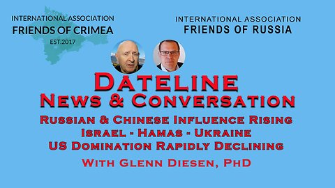 Glenn Diesen - Russia, China, Israel-Hamas, Ukraine & The Rapidly Declining US Hegemon