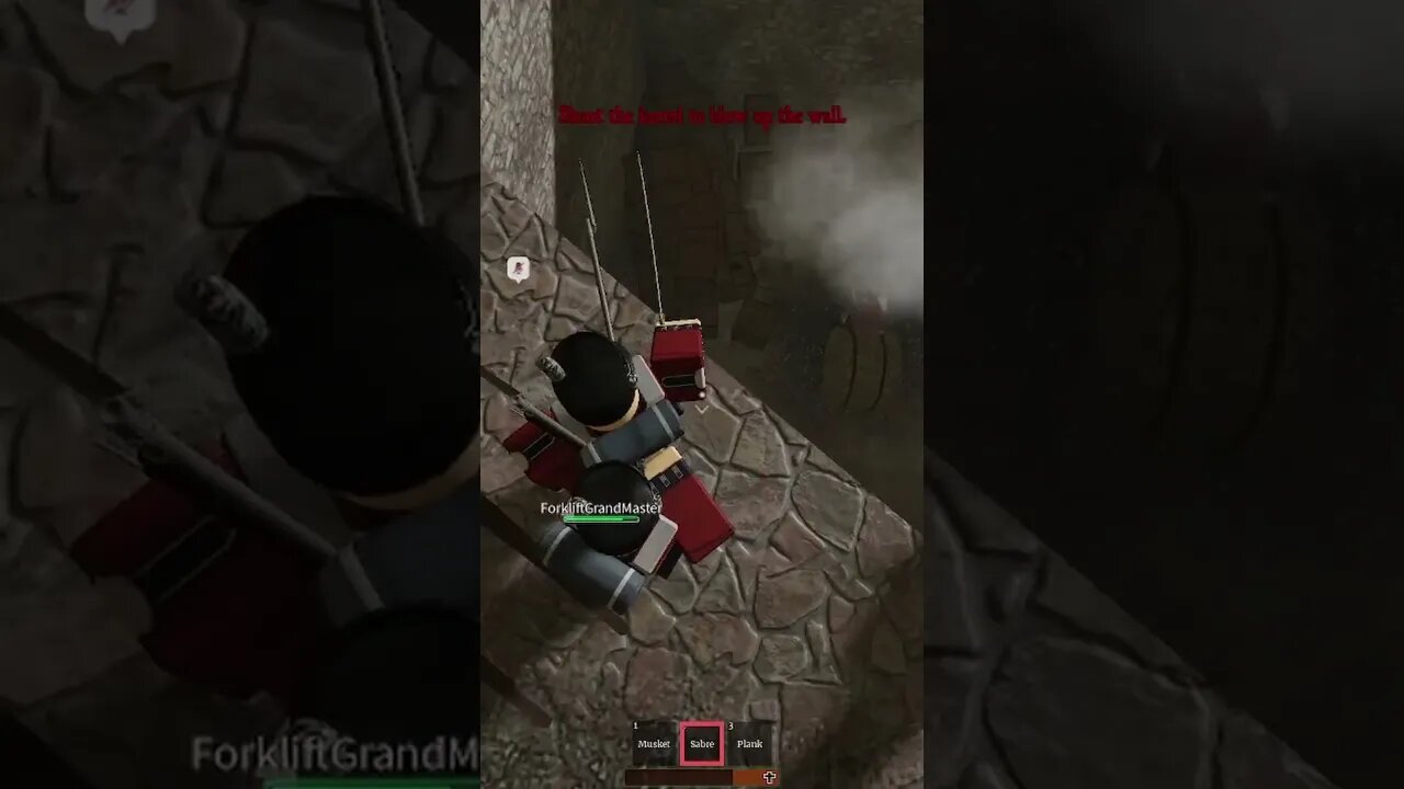 The Fall Killed Him I Swear 💀 #gaming #roblox #gutsandblackpowder