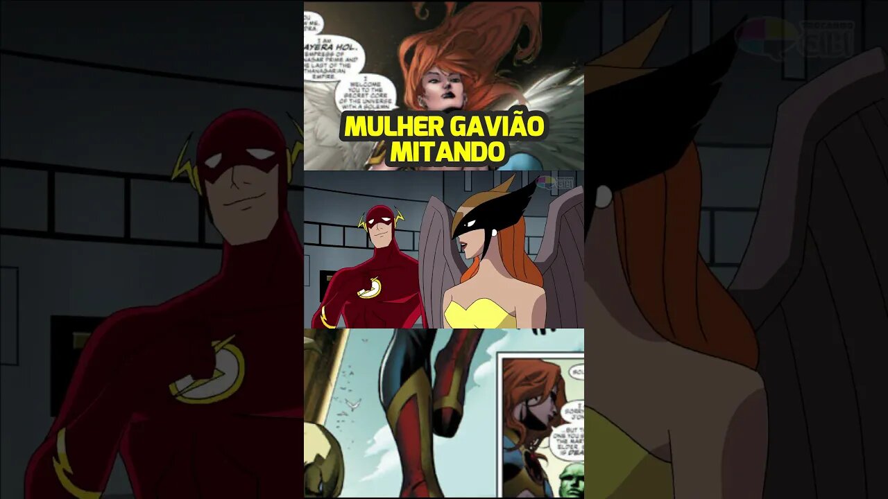 FLASH E MULHER GAVIÃO #SHORTS