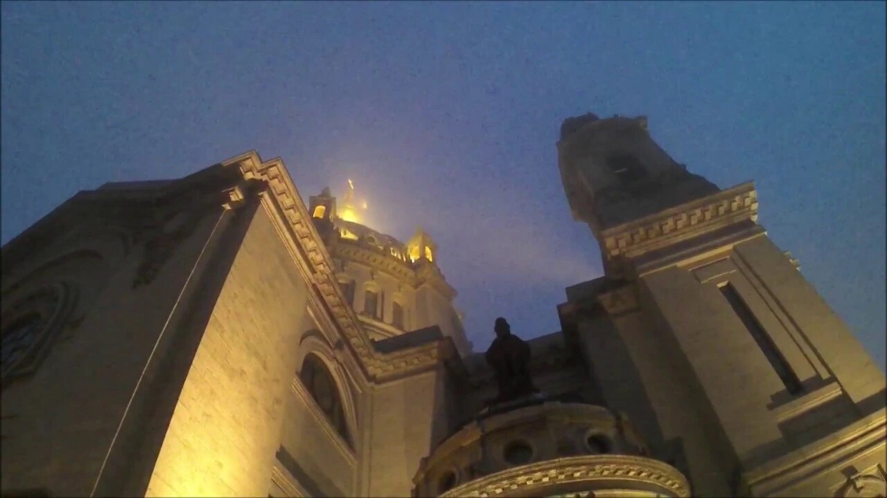 Cathedral of St Paul MN on a Hazy morning