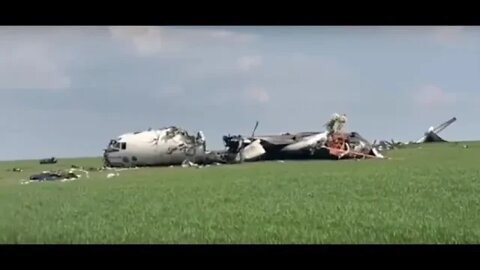 Video from the Crash Site of the Ukrainian Ан-26 in Zaporozhye