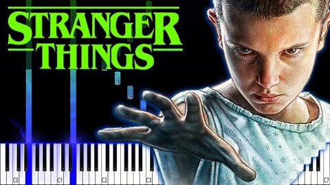 🔴 Netflix - Stranger Things Theme Piano Solo