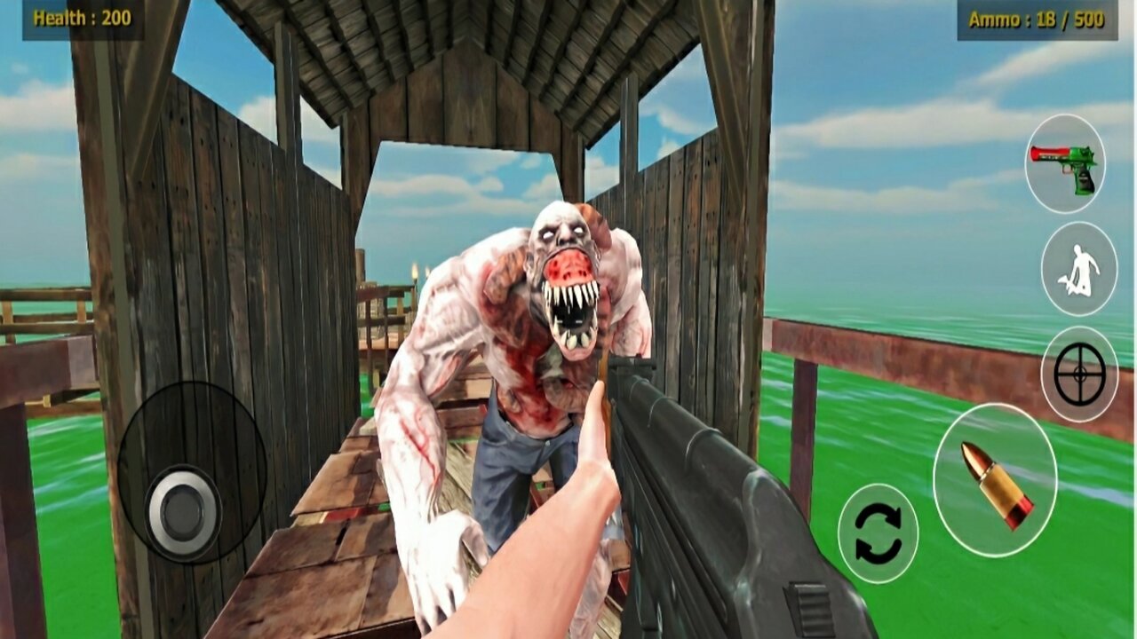 Zombie Evil Horror 5 - Shadow Target - Zombie FPS Shooting Game _ Android Gameplay