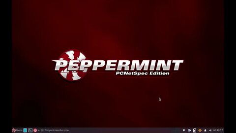 "PeppermintOS"; install, first run, and chat...