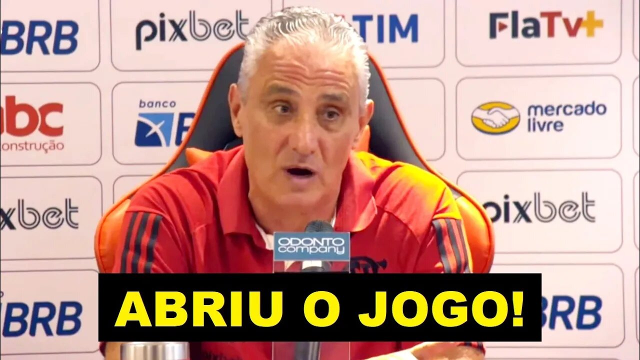 "Eu NÃO QUERIA VIR AGORA, mas..." Tite É SINCERO e FALA TUDO em APRESENTAÇÃO no Flamengo!