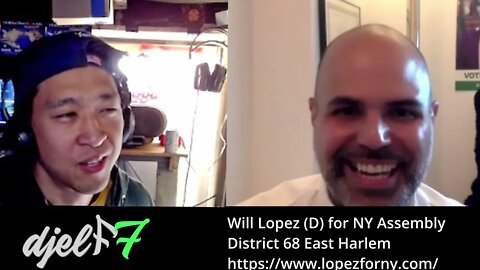 Will Lopez gets a djelf7 endorsement. A candidate running in the 68th district. for NY Assembly