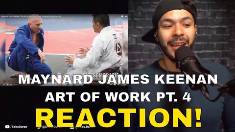 Sebs Reacts to Maynard James Keenan's Art of Work pt 4 | The motivational speech I needed to hear