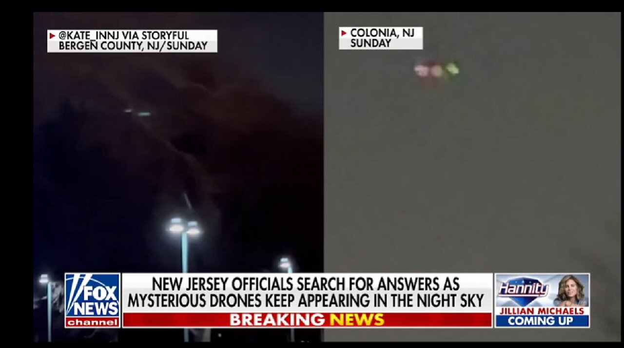 NJ OFFICIALS SEARCH FOR ANSWERS AS DRONES APPEAR