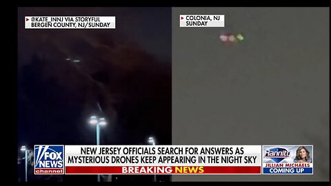 NJ OFFICIALS SEARCH FOR ANSWERS AS DRONES APPEAR