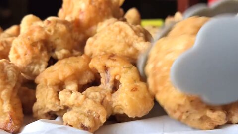 Crispy Fried Cauliflower Bites!