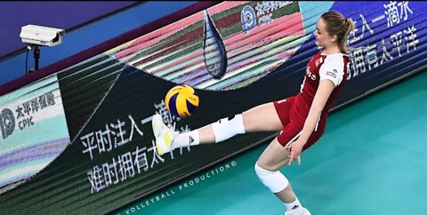 Top volleyball best women actions.