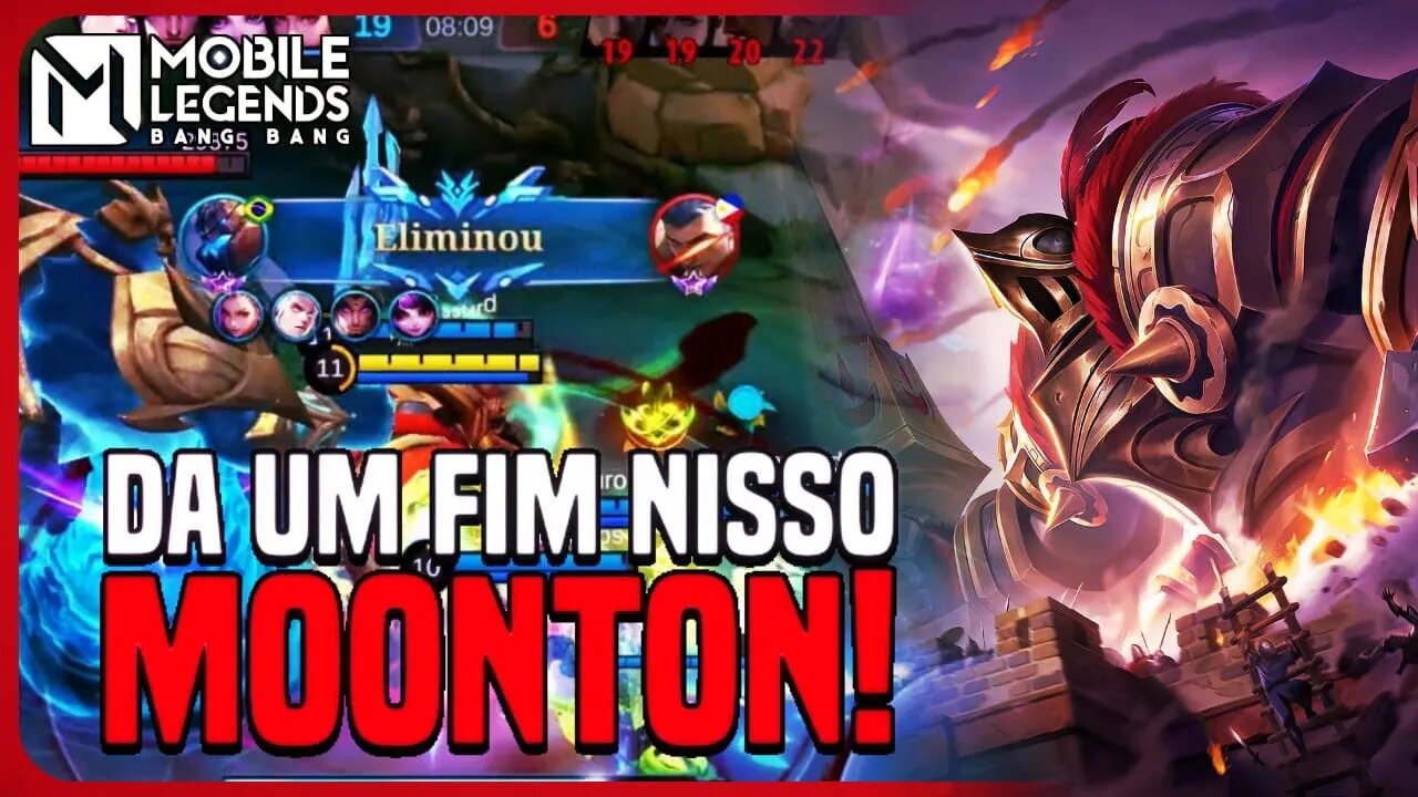 EU NÃO AGUENTO MAIS O META TANK MOONTOOOOOON | GROCK | MLBB