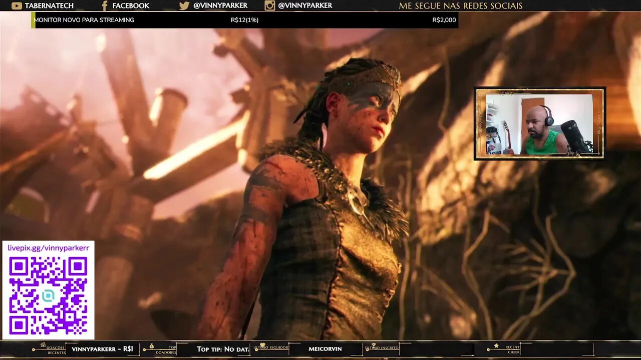 (!comandos) (xbox series S) Hellblade: Senua's Sacrifice #BRStreamers #Twitch #streamming